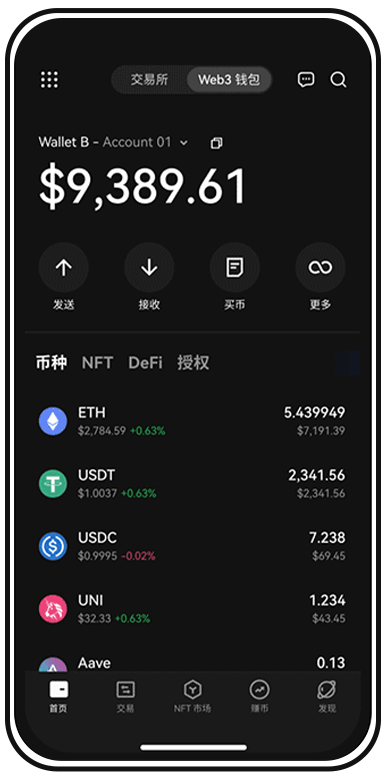 欧一交易所app页面展示